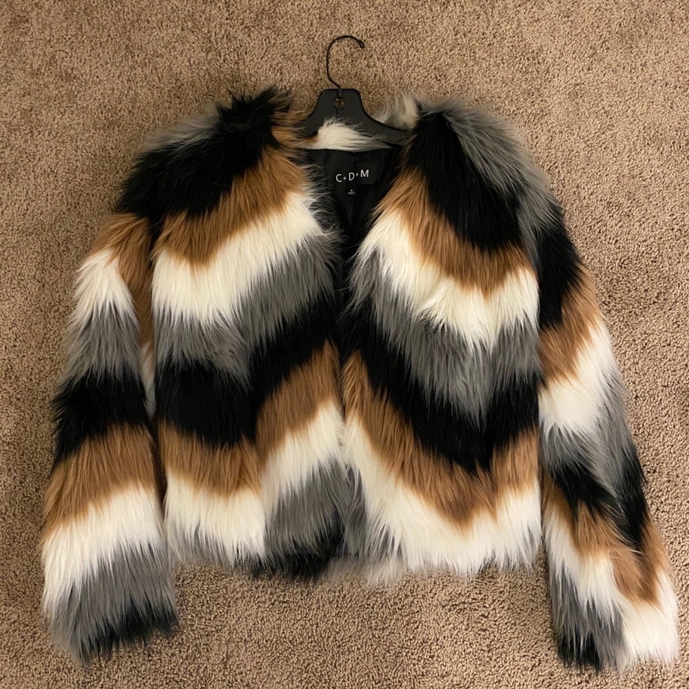 Faux fur coat